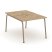Рабочая станция 2 места ES.D.RS-2.1-LK (980х1500х750) (Тиквуд Светлый/Металл Латте)