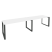 Рабочая станция на О-образном м/к Onix O.MO-RS-2.4.7 3160x720x750 (Тиквуд Темный/Белый Металл)