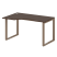 Стол криволинейный левый Metal System Style БО.СА-2 Л 1400x900x750 (Дуб Наварра/Серый металл)
