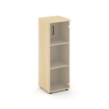 Шкаф средний узкий SN.STU-205(R) (400х400х1203) (Акация Лорка/Прозрачный)
