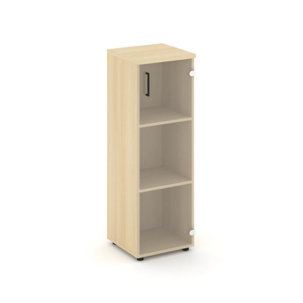 Шкаф средний узкий SN.STU.E-205(R) (400х400х1203) (Акация Лорка/Прозрачный)