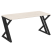 Стол рабочий VR.L-SRZ-4.7 1580x720x750 (Тиквуд Темный/Белый металл)