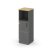 Шкаф средний узкий SN.STU-202(L) (400х400х1203) (Антрацит/Тиквуд Светлый/Прозрачный)