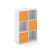 Стеллаж Locker Plus LK.K-002 798x350x1203 (Дуб Аризона)
