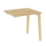 Стол-приставка к опорным элементам на деревянных опорах Onix Wood OW.SPR-0.7 780x720x750 (Тиквуд Светлый/Дуб Темный)