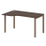 Стол криволинейный левый Metal System Style БП.СА-2 Л 1400x900x750 (Дуб Наварра/Серый металл)