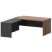 Стол руководителя левый Кортез KZP-18L 1800x2000x750 (Темный шимо/Графит)