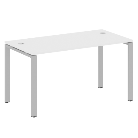 Стол письменный Metal System Style БП.СП-3 1400x720x750 (Белый/Серый металл)