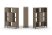 Набор стеллажа 1 сторонний, 4 яруса SN.NS-431 (1121х400х1615) (Белый/Тиквуд Светлый/Металл Антрацит)