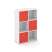 Стеллаж Locker Plus LK.K-002 798x350x1203 (Дуб Аризона)