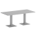 Стол прямоугольный VR.SP-5-180.2 1800x900x750 (Серый/Белый Металл)