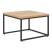 Стол журнальный LOFTIS LCT 6060 600х600х400 (Дуб БофордЧерный)