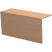 Накладка для стойки Ресепшн А-654 1210x380x560 (Темный шимо)