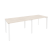 Рабочая станция на П-образном м/к Onix O.MP-RS-2.2.8 2360x800x750 (Тиквуд Темный/Белый Металл)