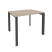 Стол рабочий на П-образном м/к Onix O.MP-SP-1.8 980x800x750 (Тиквуд Темный/Белый Металл)