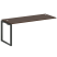 Проходной наборный элемент рабочей станции Metal System Style БО.ПРС-СП-1.5 1800x720x750 (Дуб Наварра/Серый металл)