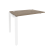 Наборный элемент рабочей станции на П-образном м/к Onix O.MP-1.NRS-1.7 980x720x750 (Тиквуд Темный/Белый Металл)