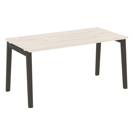 Стол рабочий на деревянных опорах Onix Wood OW.SP-4.8 1580x800x750 (Денвер Светлый/Дуб Темный)