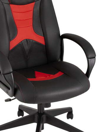 Кресло игровое TopChairs ST-CYBER 8 черный/красный (Геймерское кресло ST-CYBER 8 красный)
