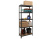 Стеллаж SBL 180KD/75x35/5 (Черный)