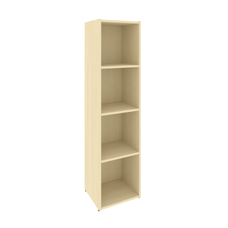 Модуль основной 4 ячейки Locker Plus LK.OM-4 408x350x1593 (Клен)
