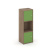 Стеллаж Locker Plus LK.K-001 408x350x1203 (Дуб Аризона)