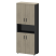 Шкаф Смарт СМШ-58Д4 Тип2 792x380x1990 (Графит/Таксония)