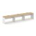 Рабочая станция 1 сторонняя SN-D.ORS-044 (4740х700х750) (Тиквуд Светлый/Антрацит)