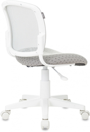 Кресло детское CH-W296NX светло-серый TW-02 Twist сетка/ткань крестов. пластик пластик белый (Серый)