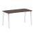 Стол письменный VR.SP-3-138.A 1380x720x750 (Серый/Белый Металл)