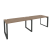 Рабочая станция на О-образном м/к Onix O.MO-RS-2.3.7 2760x720x750 (Тиквуд Темный/Белый Металл)