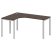 Стол криволинейный левый Metal System Style БП.СА-4 Л 1600x1200x750 (Дуб Наварра/Серый металл)