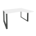 Стол эргономичный правый на О-образном м/к Onix O.MO-SA-3R 1380x1180x750 (Тиквуд Темный/Белый Металл)