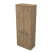 Шкаф высокий Gloss line 9НШ.005.5 800x450x2045 (Teakwood)