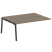 Проходной наборный элемент рабочей станции Metal System Style БА.ПРС-СП-2.5 1800x1475x750 (Дуб Наварра/Серый металл)