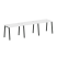 Рабочая станция на 3 рабочих места на А-образном м/к Metal System Style БА.СМ-3.1 3000x720x750 (Дуб наварра/Серый металл)