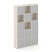 Стеллаж Locker Plus LK.K-009 1188x350x1983 (Дуб Аризона)