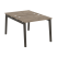 Рабочая станция на деревянных опорах Onix Wood OW.D.RS-2.1.7 980x1475x750 (Тиквуд Светлый/Дуб Темный)