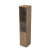 9П.005.12 Пенал высокий со стеклом (400x450x2045) (Teakwood)
