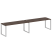 Рабочая станция Metal System Style БО.СМ-2.5 3600x720x750 (Дуб Наварра/Серый металл)