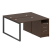 Рабочая станция Metal System Style БО.РС-СТП-2.1 1412x1475x750 (Дуб Наварра/Серый металл)