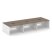 Рабочая станция 2-х сторонняя SN-D.DRS-063 (4140х1232х750) (Тиквуд Светлый/Антрацит)