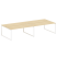 Рабочая станция Metal System Style БО.СМ-4.5 3600x1475x750 (Дуб Наварра/Серый металл)
