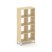 Каркас стеллажа 4 яруса SN.KS-420 (754х400х1615) (Антрацит/Тиквуд Светлый/Металл Антрацит)