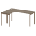 Стол криволинейный левый Metal System Style БП.СА-4 Л 1600x1200x750 (Дуб Наварра/Серый металл)