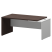Стол руководителя правый Кортез KZ-18R 1800x900x750 (Темный шимо/Графит)