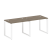 Рабочая станция Metal System Style БО.СМ-2.1 2000x720x750 (Дуб Наварра/Серый металл)