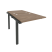 Наборный элемент рабочей станции на м/к Onix O.M-2.NRS-0.8 780x1635x750 (Тиквуд Темный/Белый Металл)