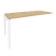 Наборный элемент рабочей станции на П-образном м/к Onix O.MP-1.NRS-4.7 1580x720x750 (Тиквуд Темный/Белый Металл)