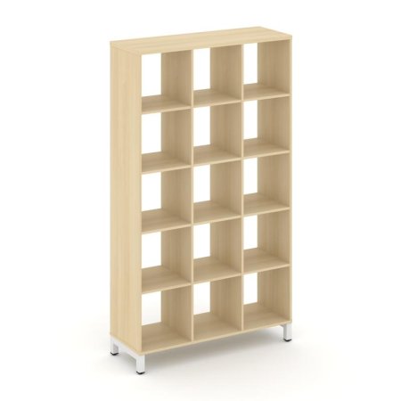 Каркас стеллажа 5 ярусов SN.KS-530 (1121х400х1982) (Акация Лорка/Металл Белый)